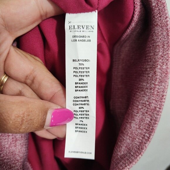 Eleven Venus Williams Workout Shine Racerback Tennis Sports Bra Size S Red NWOT - Picture 7 of 8